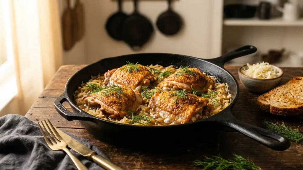 Chicken and Sauerkraut Recipe