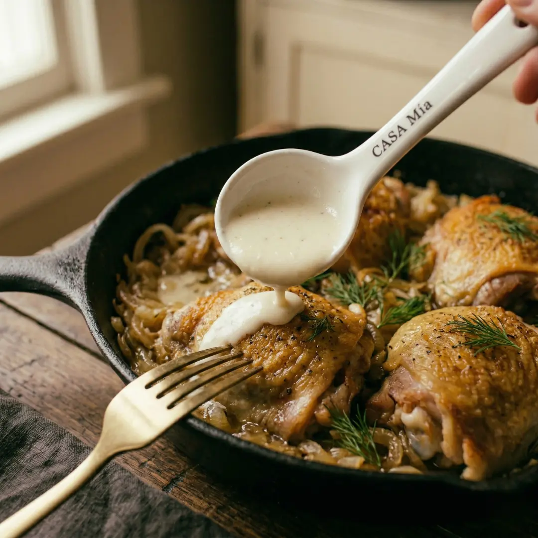 Baked Chicken and Sauerkraut